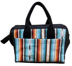 Showman Durable nylon tote bag with serape print
